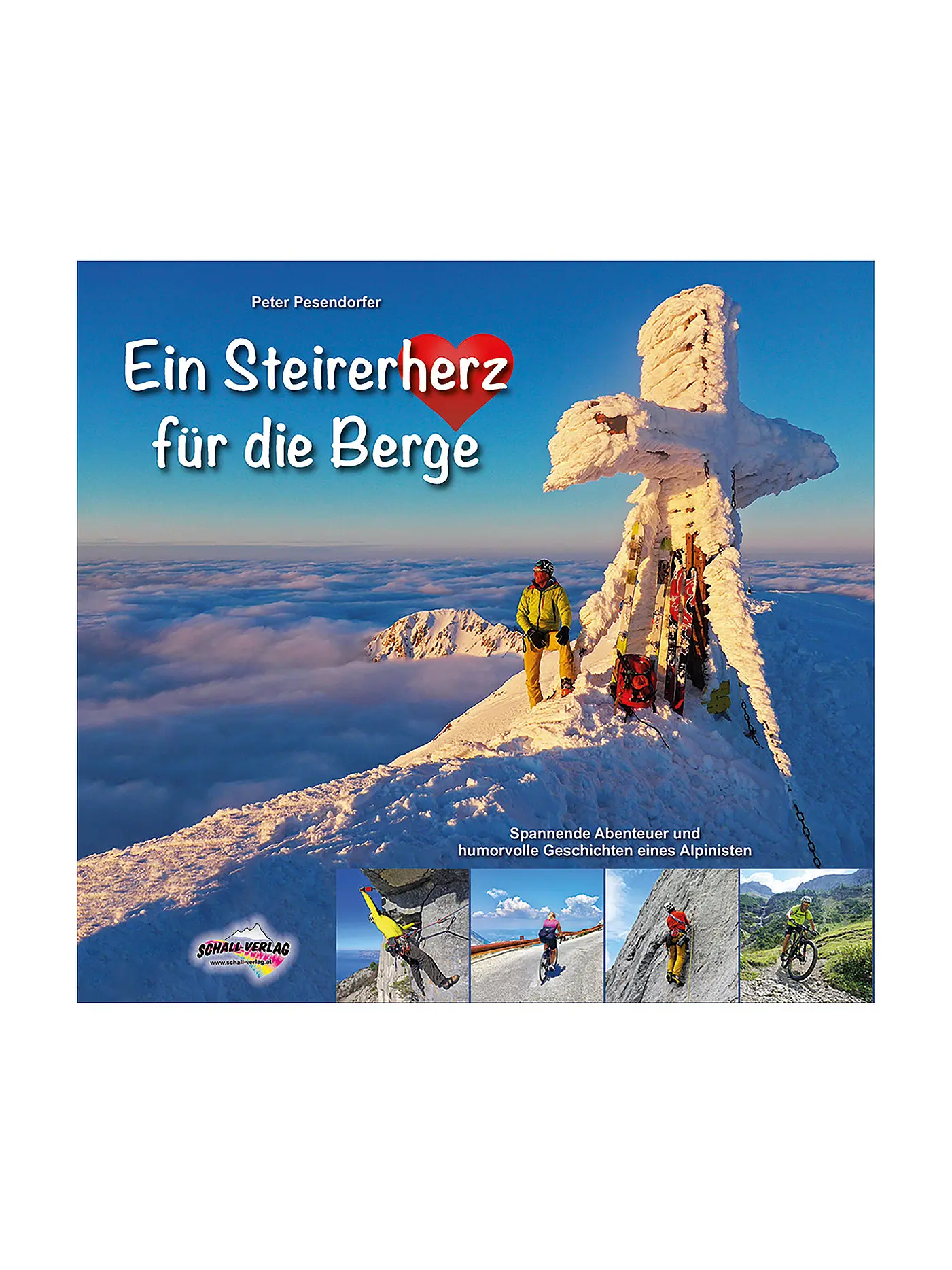 SCHALL | Wanderkarte Ein Steirerherz für die Berge | 